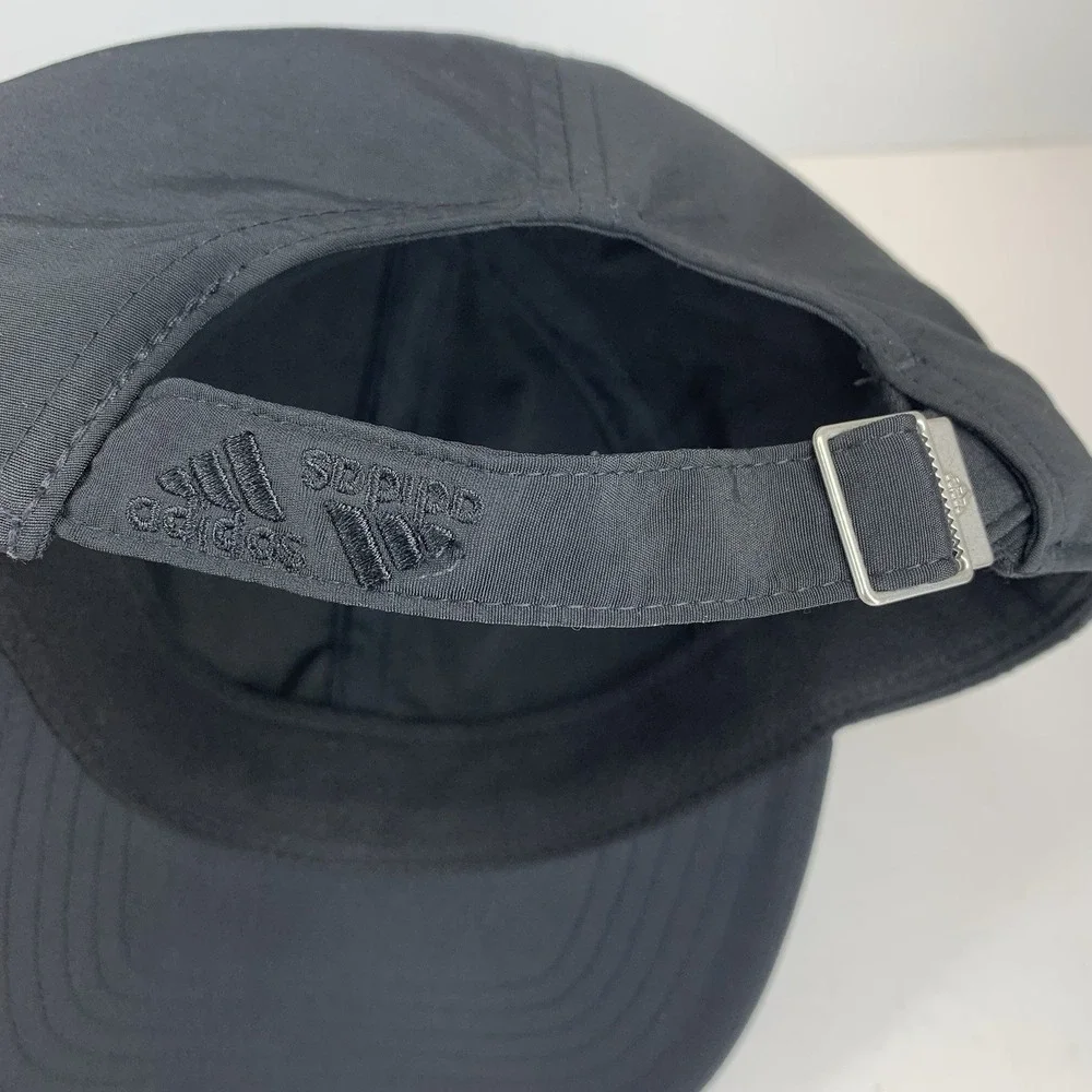 Adidas Women's Black Hat Aeroready Adjustable Strap Relaxed Running Baseball Cap